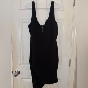 Elegant Black Sleeveless Dress